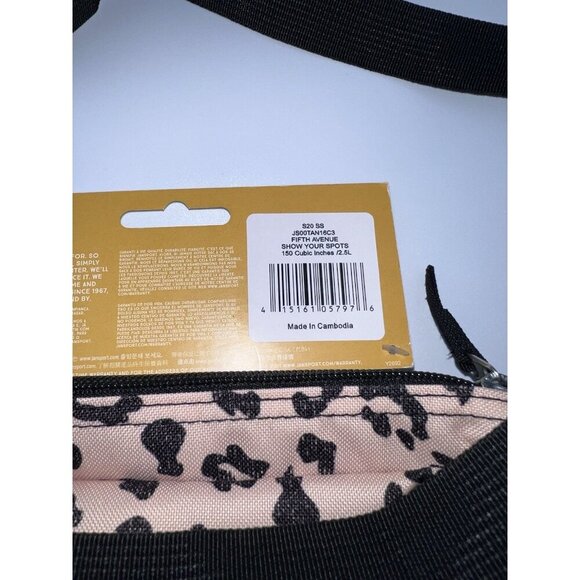 NWT JANSPORT Fift Avenue Show your Spots Waist Bag Animal Print Adjustable - Picture 5 of 5